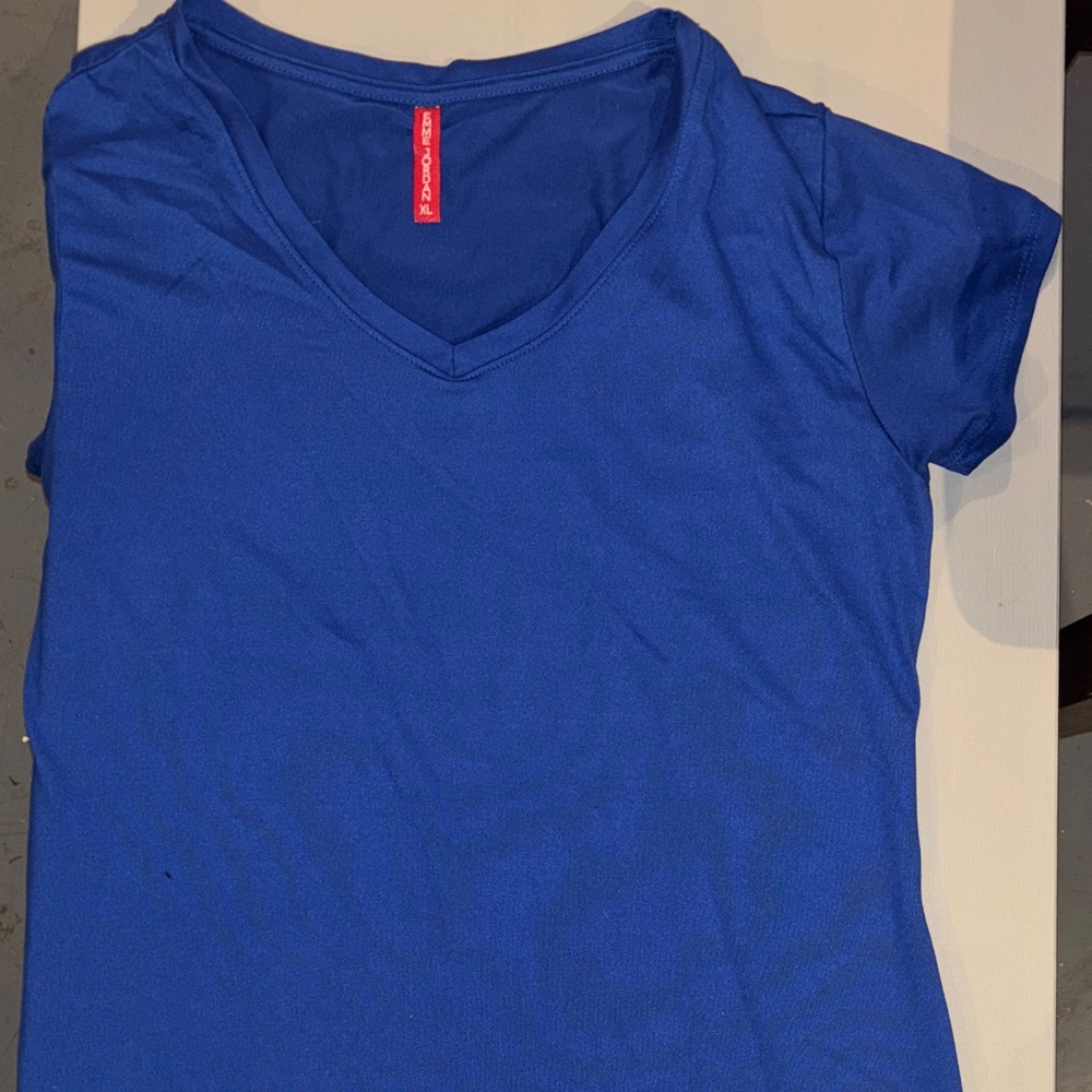 Classic Blue V-Neck Women's Tee *BNC*